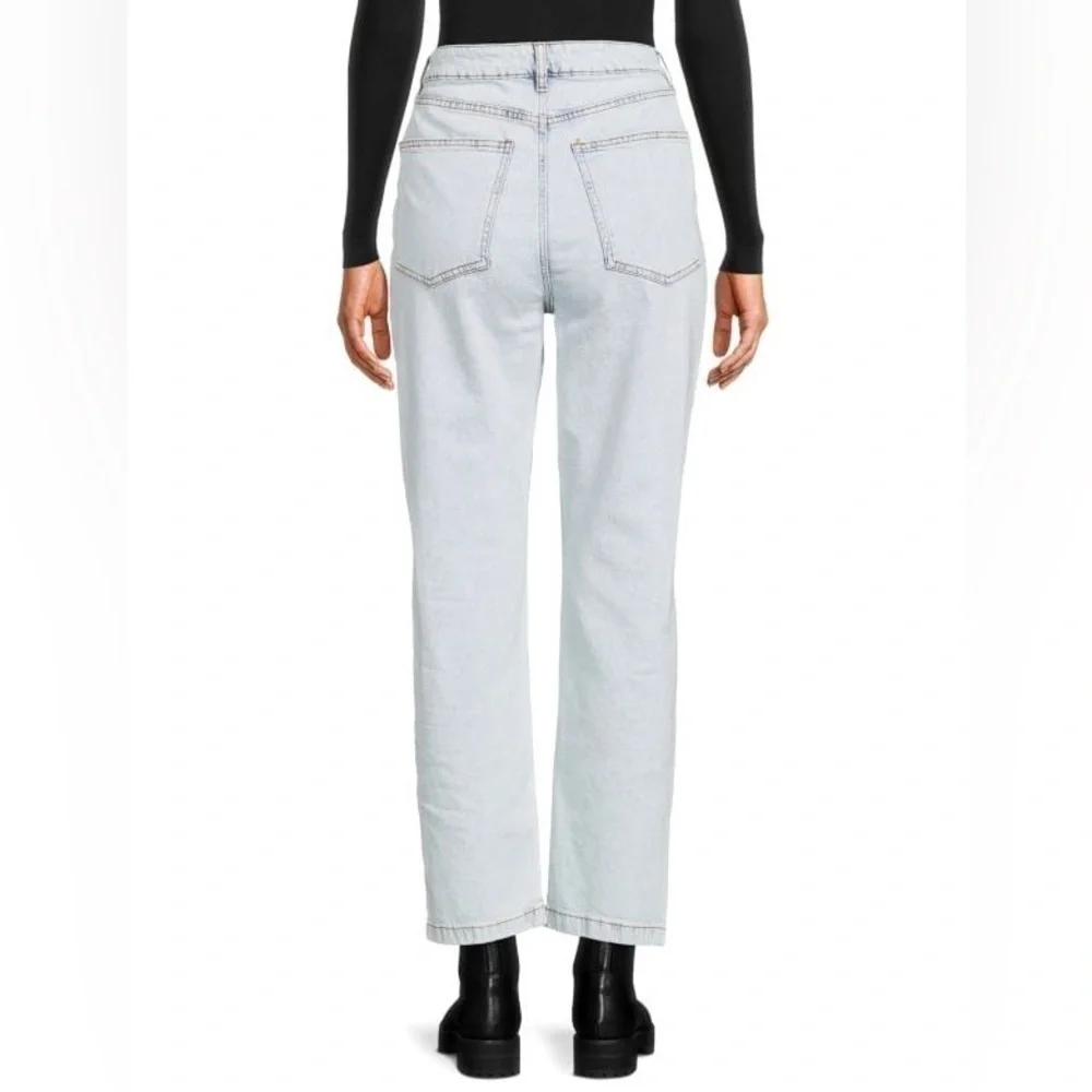 WEWOREWHAT High-Rise Curvy Cropped Straight Leg Jeans‎ 27